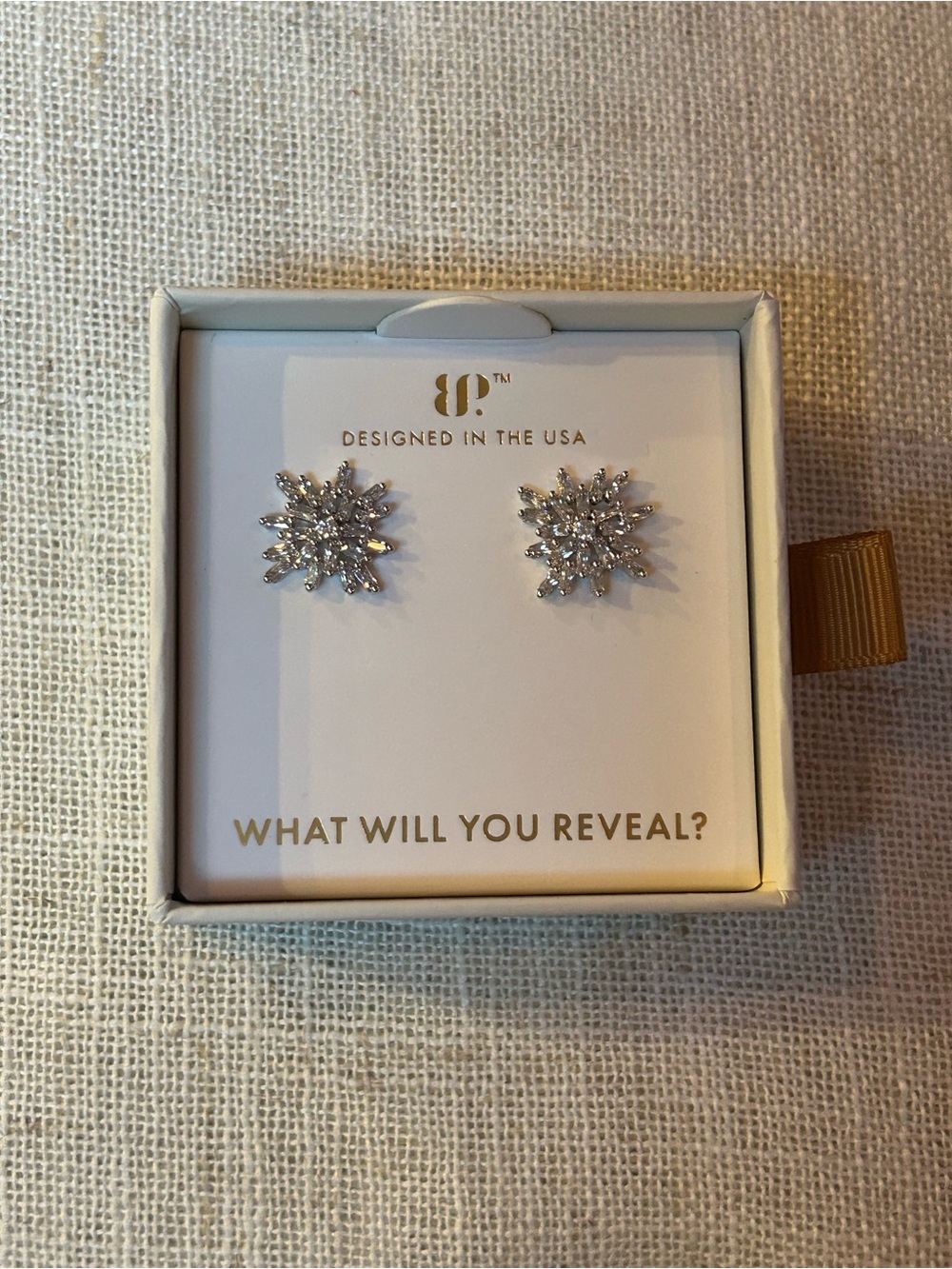 Bomb Party | LUMINA | Rhodium | Diamond Cubic Zirconia | Stud Earrings